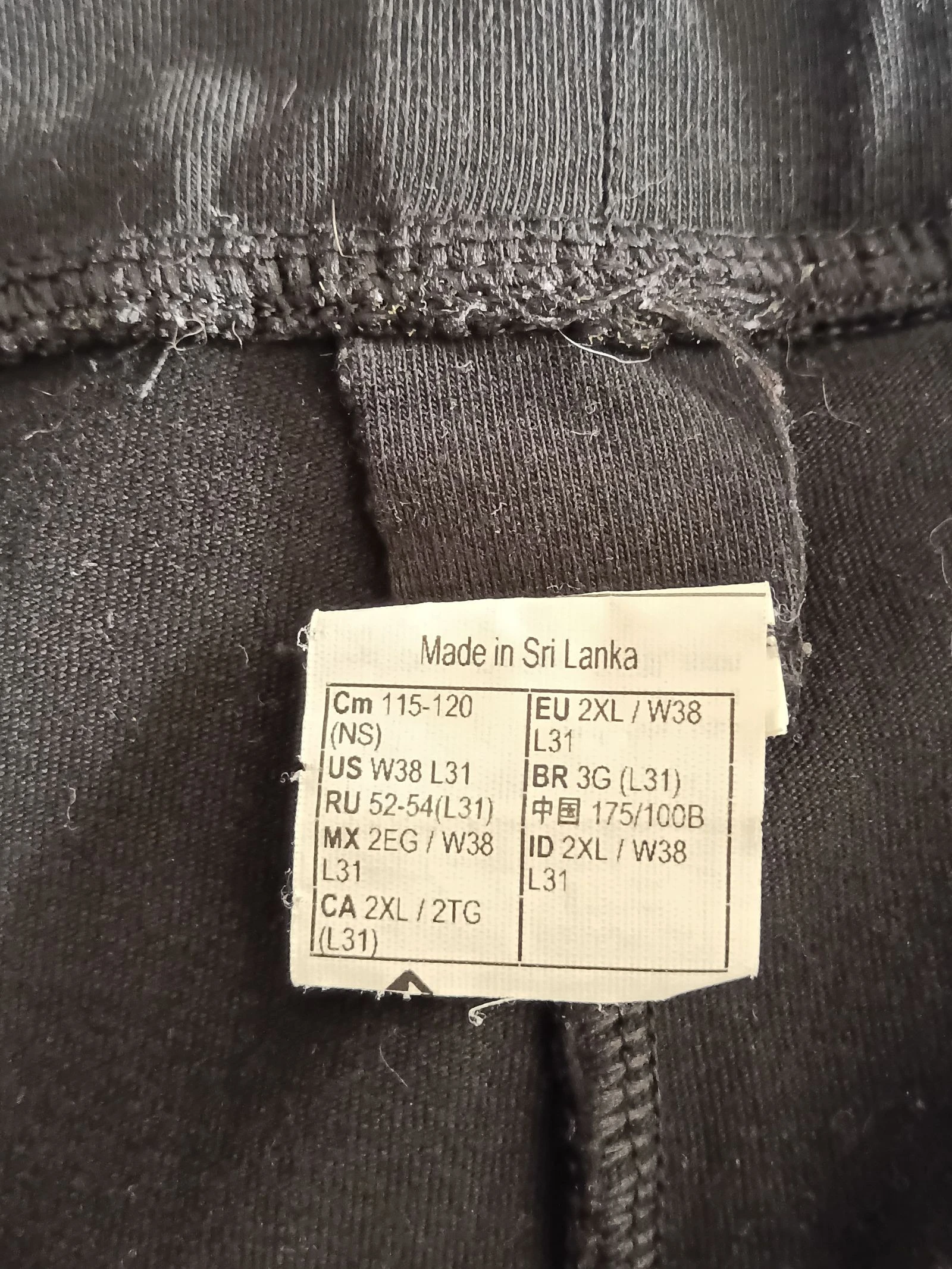 Leggings negro Decathlon 2XL – photo 2